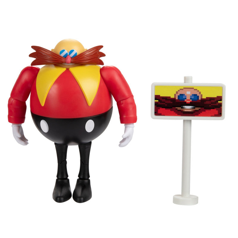 Sonic the Hedgehog 4" Figure - Dr. Eggman with Goal Post