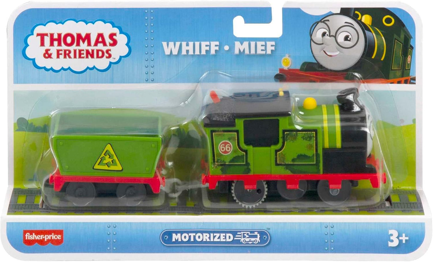 Fisher-Price Thomas and Friends Whiff Toy Train, Battery-Powered Motorized Train