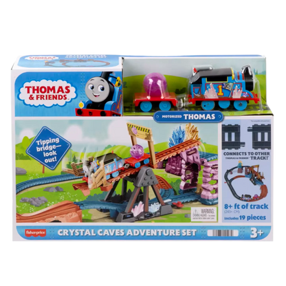 Thomas & Friends Motorized Toy Train Set Crystal Caves Adventure (HMC28)