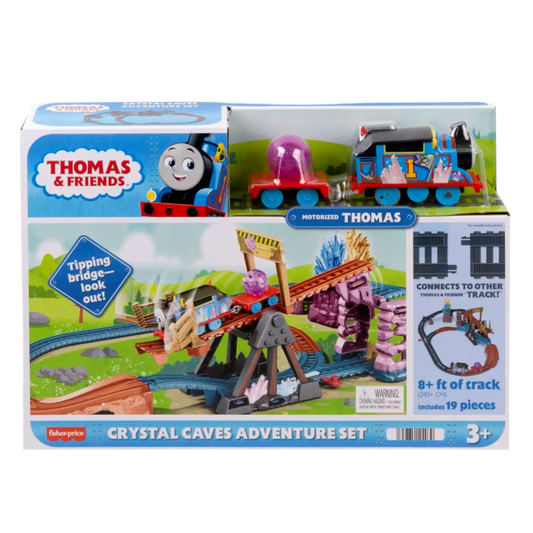 Thomas & Friends Motorized Toy Train Set Crystal Caves Adventure (HMC28)