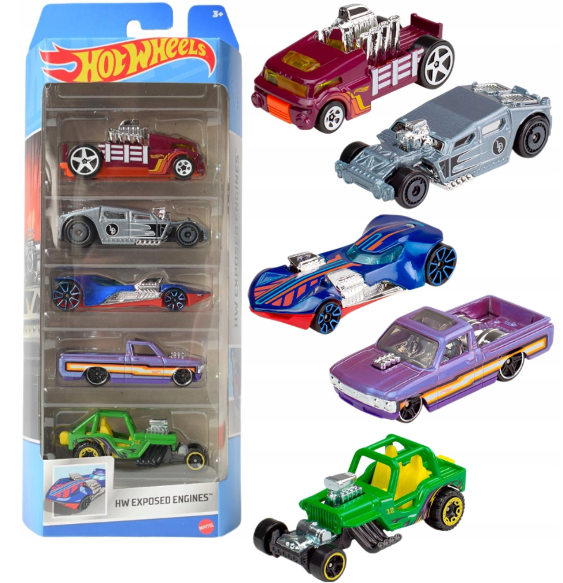 Hot Wheels 5 Car Giftpack