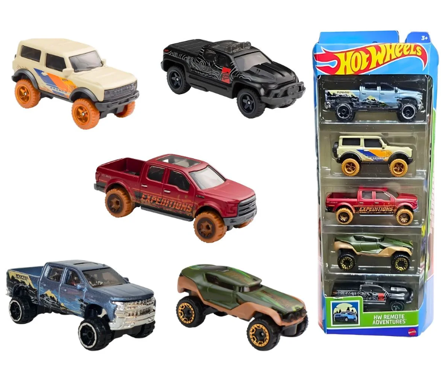 Hot Wheels 5 Car Giftpack