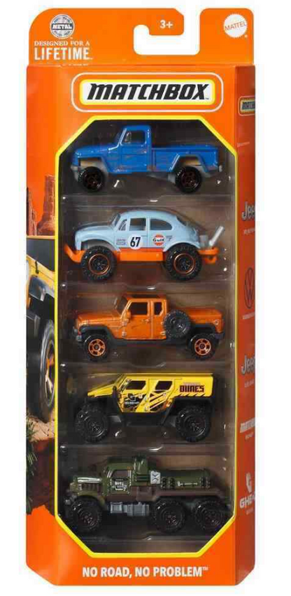 Matchbox 5 Car Pack