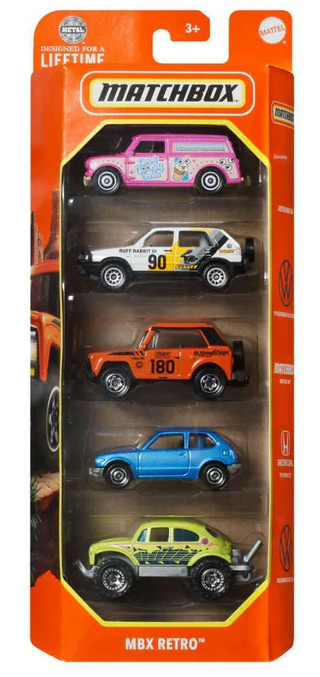 Matchbox 5 Car Pack