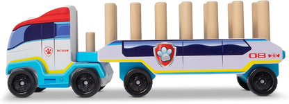 Melissa & Doug PAW Patrol Toy Truck with Alphabet & Number Wooden Blocks