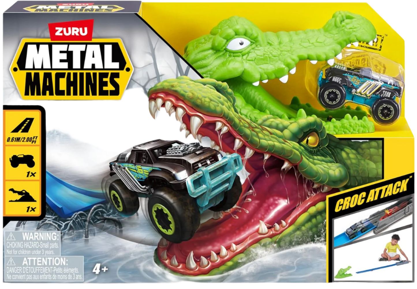 ZURU 6718 Metal Machines Croc Attack Playset Series 1