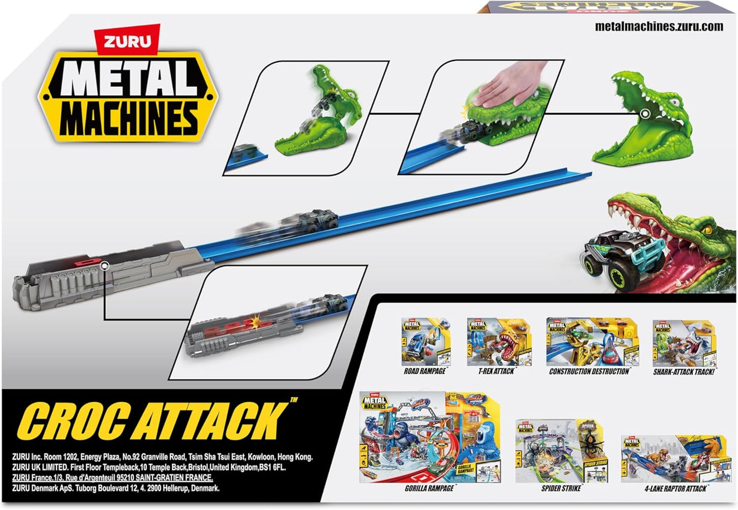 ZURU 6718 Metal Machines Croc Attack Playset Series 1