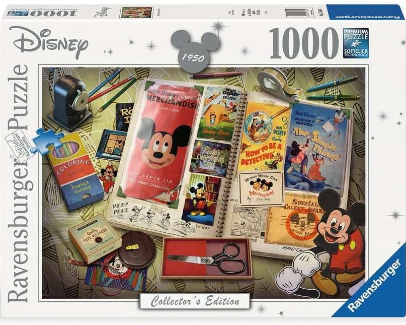 Ravensburger - 1950 Mickey Anniversary - 1000 Disney Jigsaw Puzzle