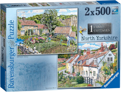 Ravensburger Cosy Cottages No.1 - North Yorkshire 2 x 500 Piece Jigsaw Puzzle