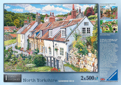 Ravensburger Cosy Cottages No.1 - North Yorkshire 2 x 500 Piece Jigsaw Puzzle