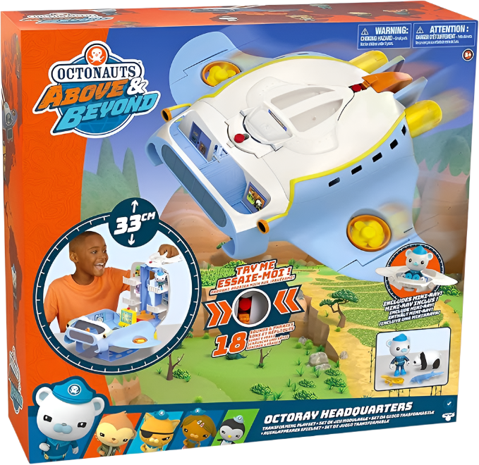 Octonauts Above & Beyond: Octoray Headquarters Transforming Playset (61111)