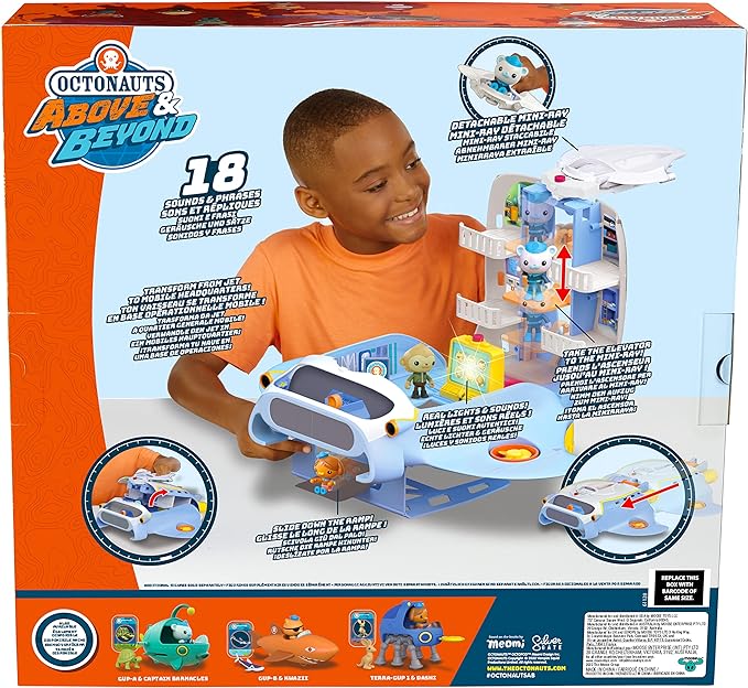 Octonauts Above & Beyond: Octoray Headquarters Transforming Playset (61111)