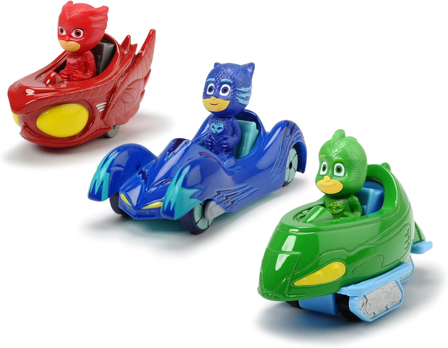 PJ Masks 3-Pack: Cat Car, Owl Glider and Gekko Mobile