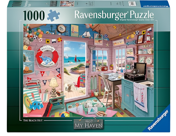 Ravensburger 1000pc Puzzle - My Haven No 7. The Beach Hut