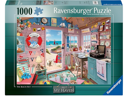 Ravensburger 1000pc Puzzle - My Haven No 7. The Beach Hut