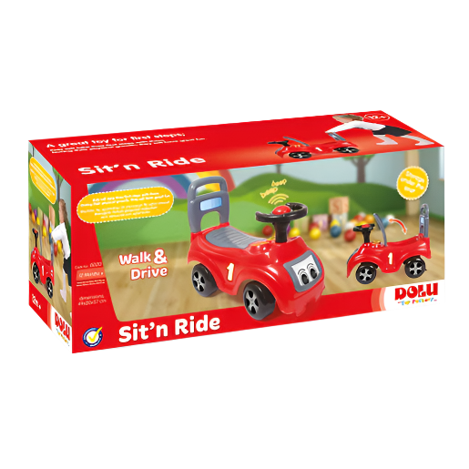 Dolu Sit and Ride - Red