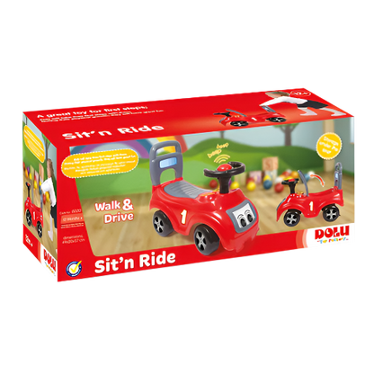 Dolu Sit and Ride - Red