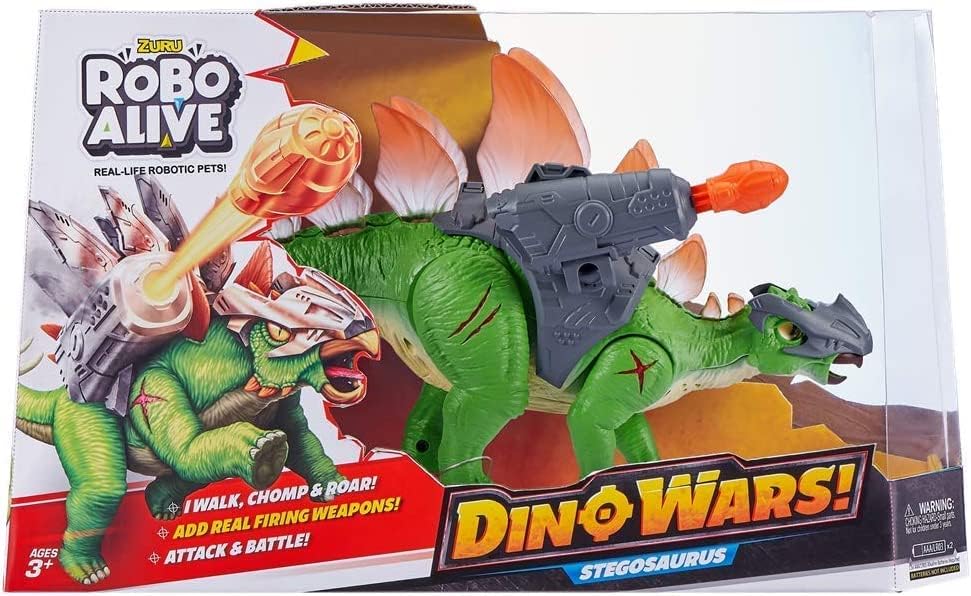 Robo Alive Dino Wars Raptor Toy - Stegosaurus