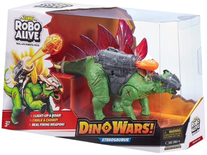 Robo Alive Dino Wars Raptor Toy - Stegosaurus