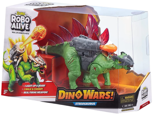 Robo Alive Dino Wars Raptor Toy - Stegosaurus