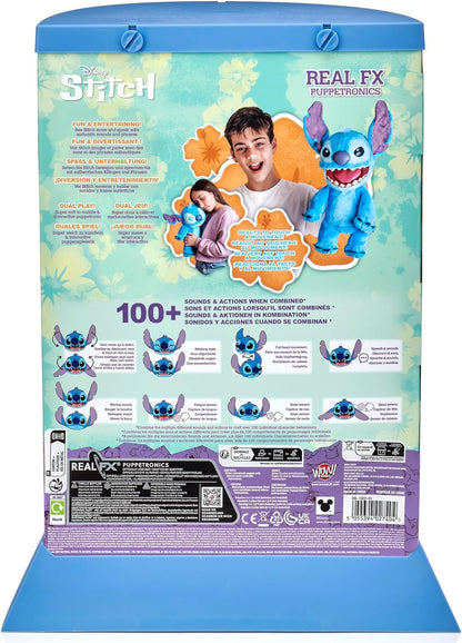 WOW! Stuff: Real FX Disney Stitch Puppet - 18" Animatronic Plush