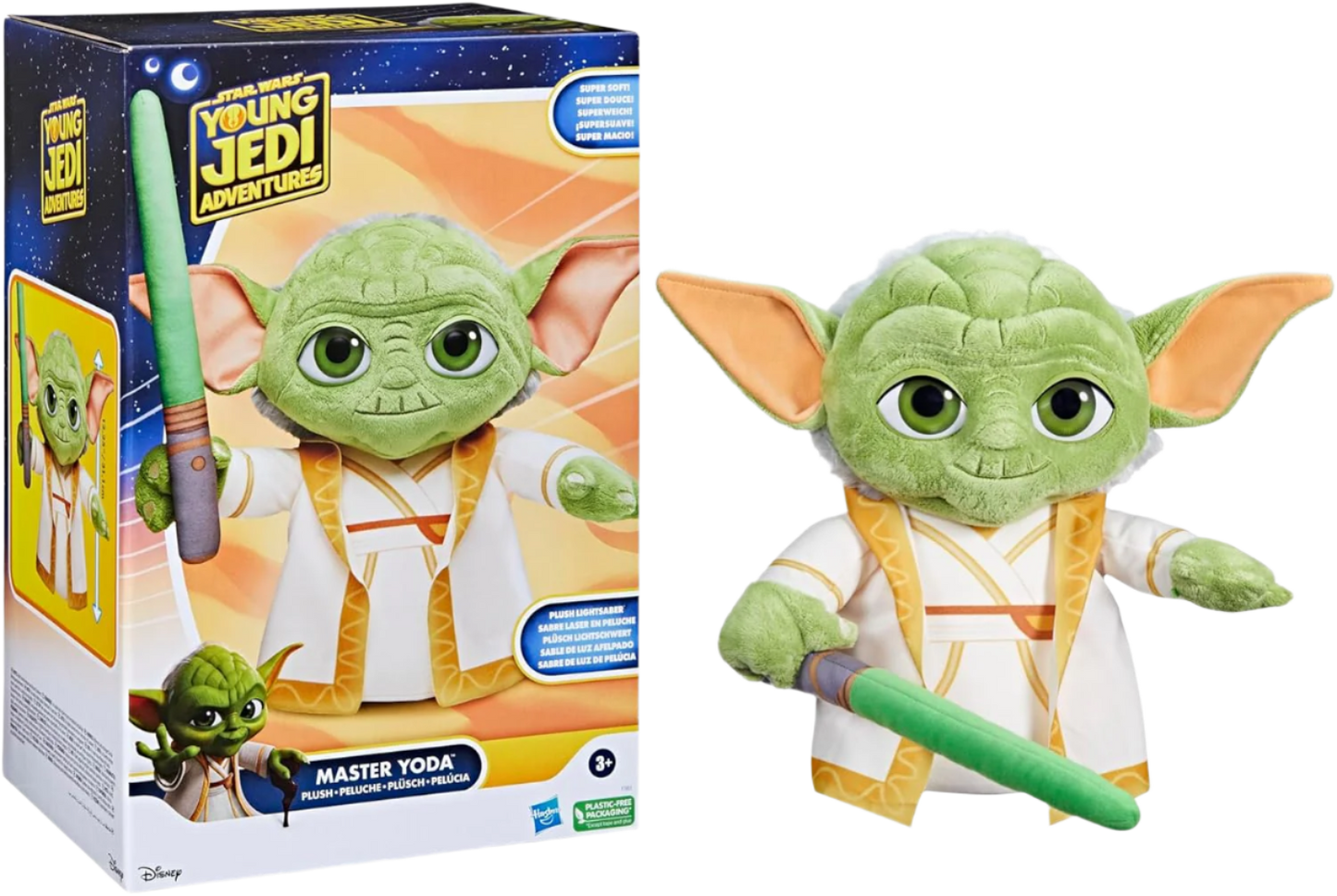 Star Wars Young Jedi Adventures Master Yoda Plush